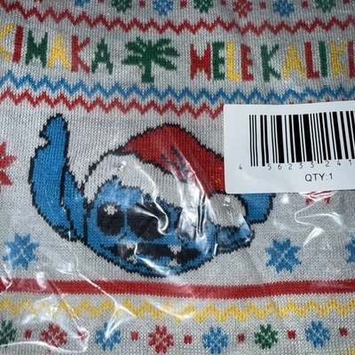 Suéter de Navidad Feo Iluminado Lilo & Stitch Disney Store Talla 2XL Vacaciones Nuevo con Etiquetas Foto 1 de 4