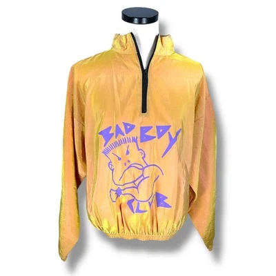 Vintage Star on The Beach Bad Boy Club Windbreaker Chameleon Orange 80s USA Rare - Image 1 of 4