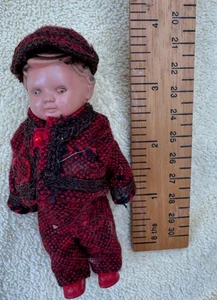 CHARACTER LITTLE BOY RUBBER DOLLSHOUSE DOLL - Picture 1 of 6