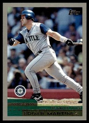 2000 Topps Edgar Martinez Seattle Mariners #89 - Image 1 of 2