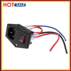 10A 220V/110V Netzteilschalter Druckerteile Steckernetzschalter für 3D-Drucker - Afbeelding 1 van 9