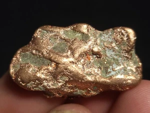 Native Copper Nugget from Keweenaw Peninsula, Michigan 1+" (20.2 grams) - Picture 1 of 6