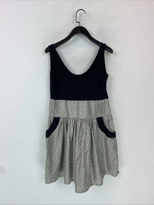 Mini vestido Annie Greenabelle bolsos sem mangas bolinhas tamanho 14 novo com etiquetas - Imagem 1 de 4