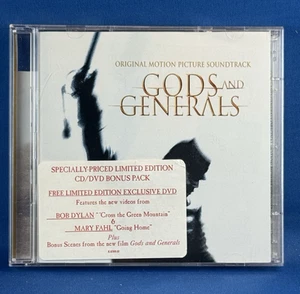 GODS AND GENERALS Motion Picture Soundtrack CD + DVD Bob Dylan Mary Fahl LTD Ed - Picture 1 of 9