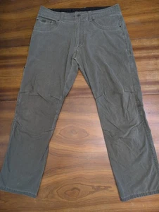 Kuhl Revolvr Vintage Patina Dye Pants Lightweight 5-Pocket Washed Olive 34X30 - Picture 1 of 18