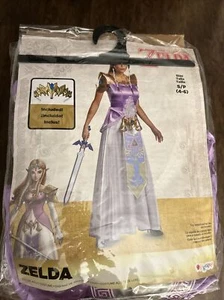 Licensed Nintendo The Legend Of Zelda Zelda Deluxe Adult Women Halloween Costume - Picture 1 of 3