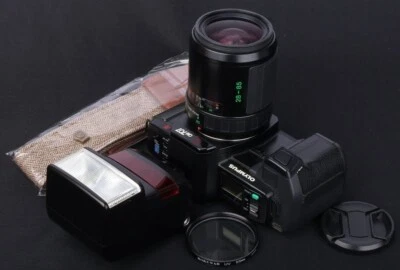 Olympus OM707 AF SLR c/w Flash Battery Grip, AF 28-85mm Lens & F280 Flash Kit - Image 1 of 4