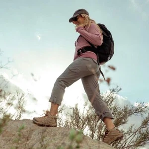 KUHL Women's Freeflex Roll-Up Pants Sz 8 Slate Gray Convertible Hiking Trail - Picture 1 of 12