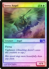 Serra Angel FOIL Magic 2010 / M10 PLD White Uncommon MAGIC MTG CARD ABUGames