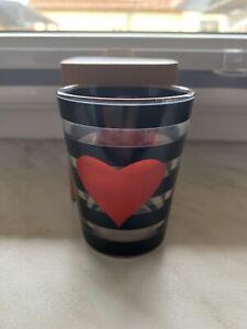 Partylite Teelichthalter Glas mit Rotem Herz
