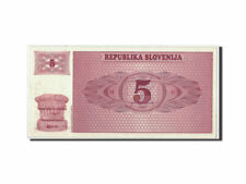 [#311914] Banknot, Słowenia, 5 (Tolarjev), (19)90, KM:3a, UNC(63)