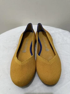 ROTHYS The Flat LEMON DROP MARIGOLD Yellow WOMEN’S SHOES Size US 8.5 - Picture 1 of 12