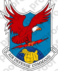 STICKER U.S. Air Defense Command Obsolete Emblem - Picture 1 of 2