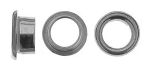 2 STERLING SILVER DEEP CORES / INSERTS FOR LARGE HOLE CHARM BEADS, HOLE 5.2 MM - Picture 1 of 1