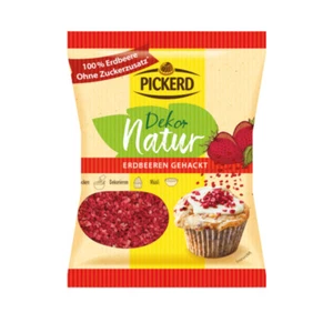Pickerd Dekor Natur Erdbeeren gehackt - Bild 1 von 1