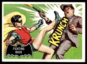 1966 Topps Batman Black Bat Fighting Back #30 - Imagen 1 de 2