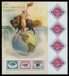 #3505 The Pan-American Inverts, Souvenirblatt, neuwertig - Bild 1 von 1