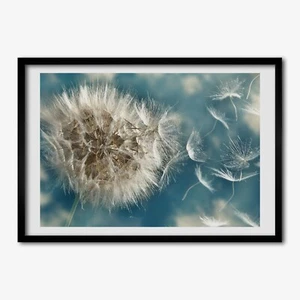 Tulup Bild MDF-gerahmte Wand-Dekor 70x50cm Bild Zimmer Löwenzahn - Bild 1 von 4