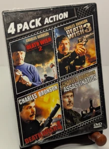 Death Wish 2 Death Wish 3 Death Wish 4 Assassination (DVD 2-Disc Set) - Picture 1 of 3