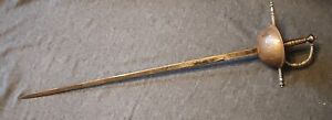 Antique Spanish Rapier Sword 40" Length