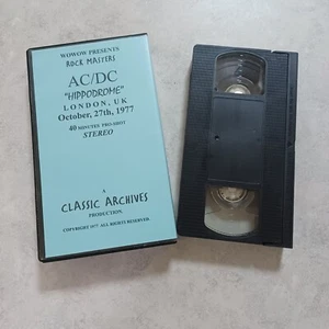 Vintage 1977 AC/DC Hippodrome London UK 1977 Class Archives VHS Tape Rock Masters - Bild 1 von 9