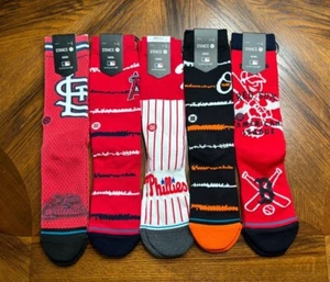 Stance MLB Casual Crew Sock Men Size Large 9-13 Various Styles $16.50 Each New - Picture 1 of 30