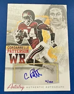 Cordarrelle Patterson 2013 ROOKIE SAGE HIT #AA-9 Autograph 4/100 - Picture 1 of 2