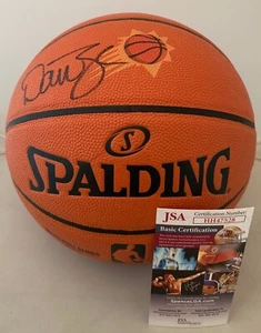 Dan Majerle NBA Replica Game Ball signed Phoenix Suns Logo Basketball JSA - Picture 1 of 2