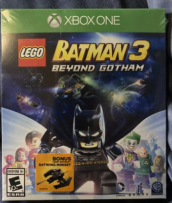 LEGO BATMAN 3 BEYOND GOTHAM WITH BATWING MINISET XBOX ONE FACTORY SEALED (RARE) - Image 1 of 4
