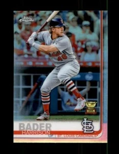 2019 Topps Chrome Refractors #13 Harrison Bader (ref 103322) - Picture 1 of 1