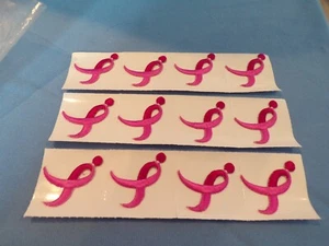 NUEVO Cáncer de Mama Cinta Rosa Bordada Concientización para la Cura BCA Cosida SB01 - Imagen 1 de 4