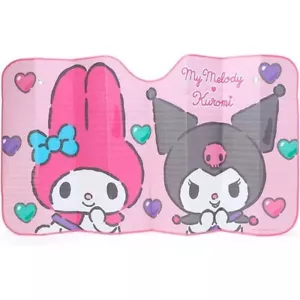 My Melody Kuromi Sanrio Sonnenschirm vorne Japan Autozubehör JDM pink - Bild 1 von 4