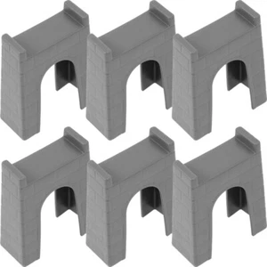 6 Pcs Pier Accessory Train Bridges and Tunnels Child Toy Track Supports - Picture 1 of 12