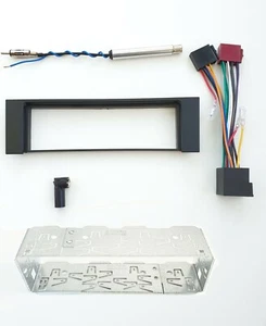 Radio Fascia Set incl. Metal Mounting Frame for Audi A4 Avant B6 8E 2001 to 2004 - Picture 1 of 24