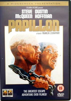 PAPILLON (FRANKLIN J SCHAFFNER, 1973) 📀 *STEVE MCQUEEN, DUSTIN HOFFMAN  - Image 1 of 2