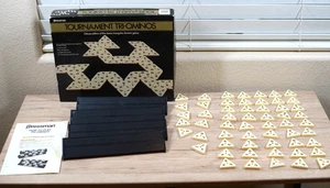 Vintage 1986 Tri-Ominos Deluxe Edition Tournament Dominos Anleitung KOMPLETT - Bild 1 von 5