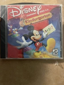 Disney Learning Kindergarten Ages 4-6 Deluxe 2 CD-ROM Brand New Sealed - Picture 1 of 5