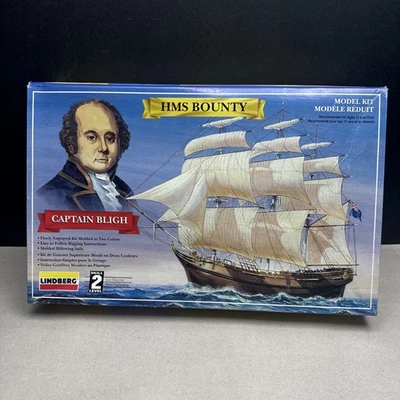 Lindberg HMS Bounty Captain Bligh 70861 FS Model Kit ‘Sullys Open Box - Image 1 of 4