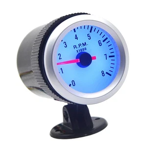Tachometer Tach Gauge Tachometer Gauges Kit with Holder Cup for Auto Car UWCD - Picture 1 of 9