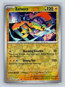Zeraora Reverse Holo SV05: Temporal Forces #057/162 Pokemon TCG - Imagen 1 de 2