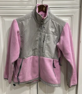 The North Face Womens Jacket S Pink Long Sleeve Full Zip Fleece Polartec - Picture 1 of 14