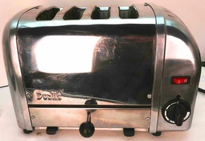 Tostadora Dualit 84US 4 rebanadas ProHeat grado comercial 1800 W acero inoxidable - Imagen 1 de 10