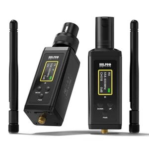 UHF Wireless XLR Transmitter and Receiver with Dual Antennas, 470ft Range, Au... - Picture 1 of 9