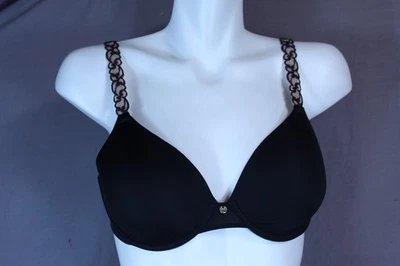 Natori 732080 Underwire Pure Luxe  Full Coverage Bra size 32D black - Image 1 of 4