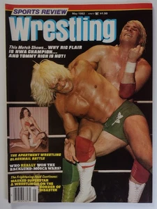 Sports Review Wrestling May 1982 Magazine Tommy Rich Ric Flair WWF WCW PRO - Picture 1 of 2
