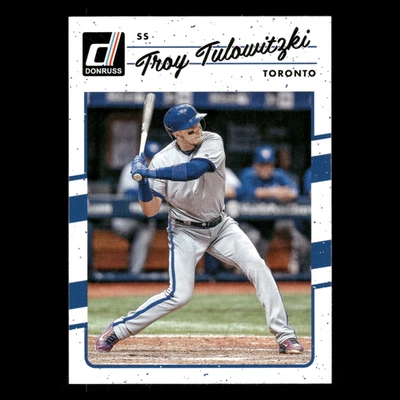 Troy Tulowitzki #169 2017 Donruss Toronto Blue Jays Baseball Card MLB - Image 1 of 3