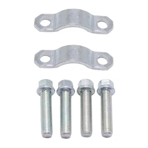 Drive Shaft Rear End U Joint Strap Plates Bolts Replacement Accessory for 64-81 - Picture 1 of 8
