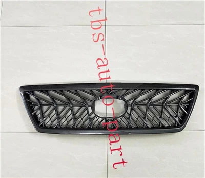 Glossy Black Front Bumper Upper Grille Upgrade Fit For Lexus LX470 2003-2007  - Imagen 1 de 4