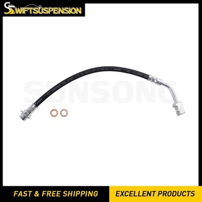 Mangueira hidráulica de freio dianteiro direito Sunsong para 2005 2006 2007 Chevrolet Uplander - Imagem 1 de 4