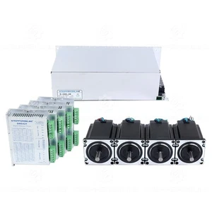 STEPPERONLINE 3/4 ejes Nema 23 1,9 Nm motor paso a paso y controlador paso a paso y kit de alimentación - Imagen 1 de 11